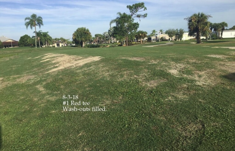 0171-Golf Rejuv – 20180803 – #1 Red Tee, Washouts Filled