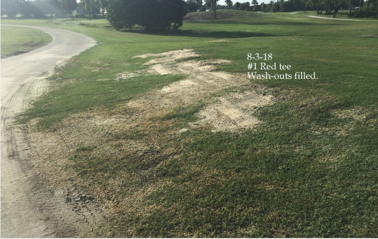 0172-Golf Rejuv – 20180803 – #1 Red Tee, Washouts Filled